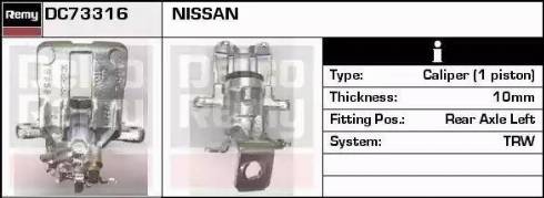 Remy DC73316 - Гальмівний супорт avtolavka.club