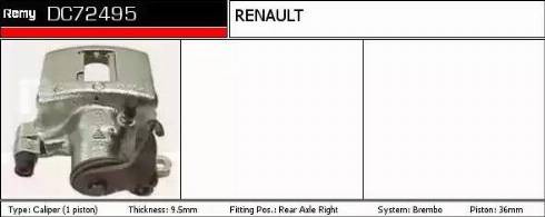 Remy DC72495 - Гальмівний супорт avtolavka.club