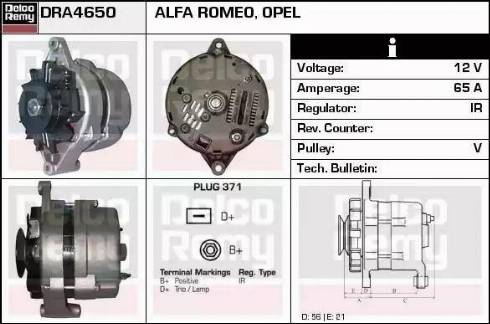 Remy DRA4650 - Генератор avtolavka.club