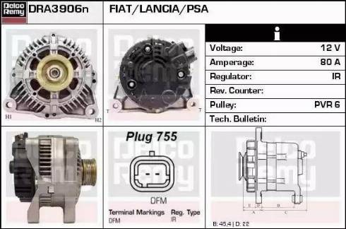 Remy DRA3906N - Генератор avtolavka.club