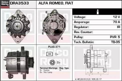 Remy DRA3533 - Генератор avtolavka.club