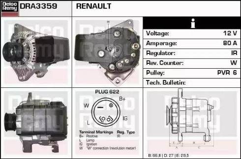 Remy DRA3359 - Генератор avtolavka.club