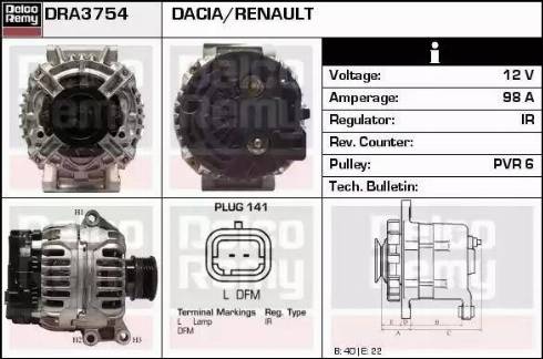 Remy DRA3754 - Генератор avtolavka.club