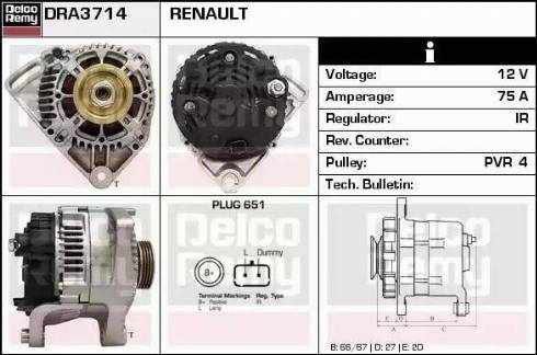 Remy DRA3714 - Генератор avtolavka.club