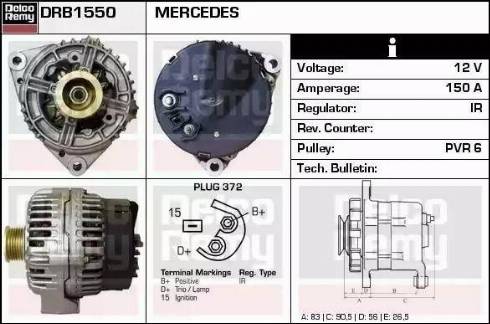 Remy DRB1550 - Генератор avtolavka.club