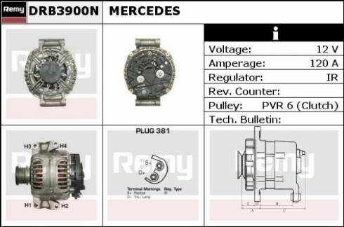 Remy DRB3900N - Генератор avtolavka.club