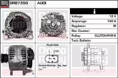 Remy DRB7350 - Генератор avtolavka.club