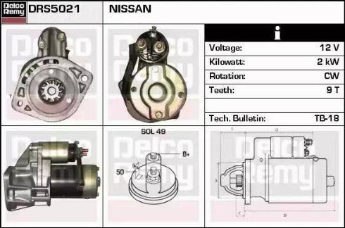 Remy DRS5021 - Стартер avtolavka.club