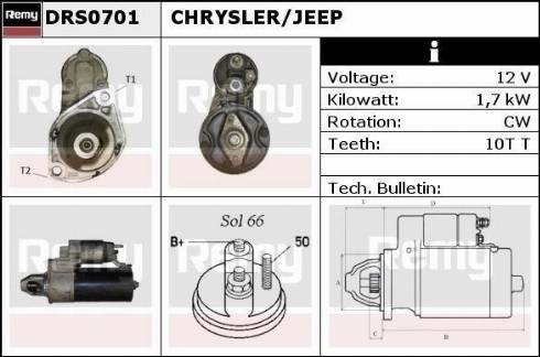 Remy DRS0701 - Стартер avtolavka.club