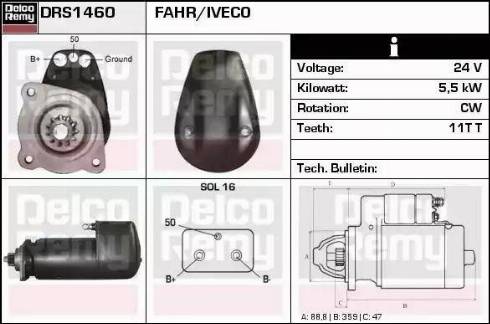 Remy DRS1460 - Стартер avtolavka.club