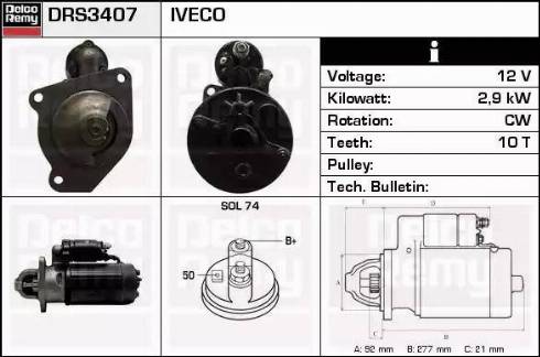 Remy DRS3407 - Стартер avtolavka.club