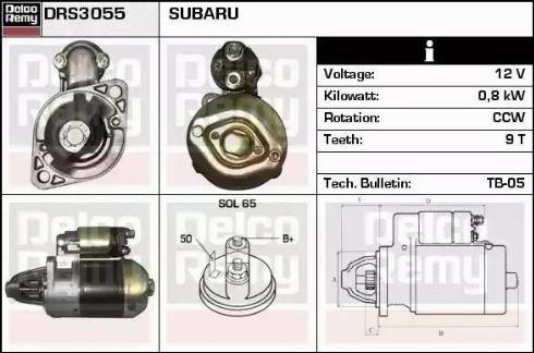 Remy DRS3055 - Стартер avtolavka.club