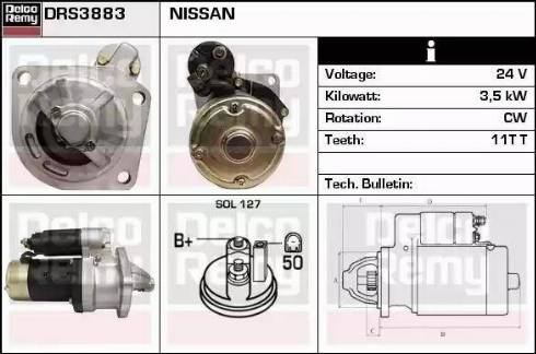 Remy DRS3883 - Стартер avtolavka.club