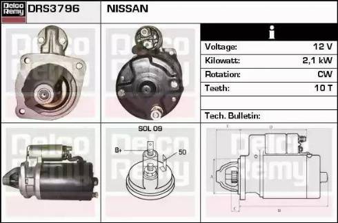 Remy DRS3796 - Стартер avtolavka.club
