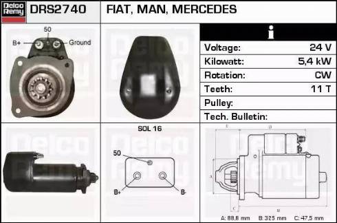 Remy DRS2740 - Стартер avtolavka.club