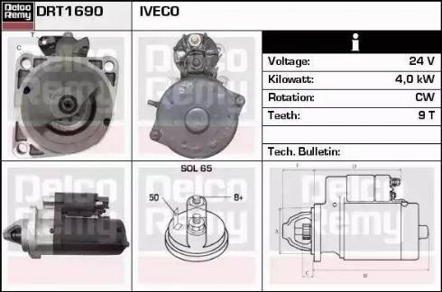 Remy DRT1690 - Стартер avtolavka.club