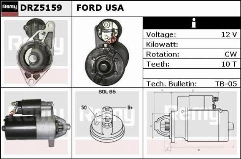 Remy DRZ5159 - Стартер avtolavka.club