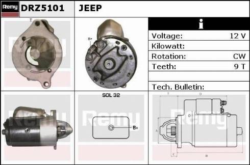 Remy DRZ5101 - Стартер avtolavka.club