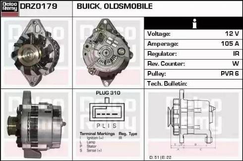 Remy DRZ0179 - Генератор avtolavka.club