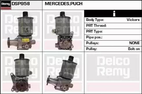 Remy DSP958 - Гідравлічний насос, рульове управління, ГУР avtolavka.club