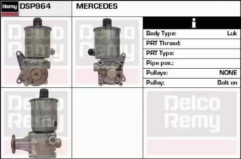 Remy DSP964 - Гідравлічний насос, рульове управління, ГУР avtolavka.club