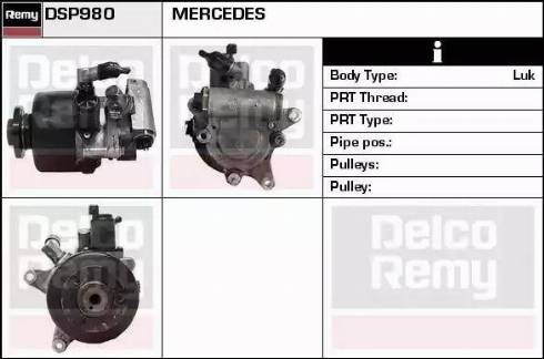 Remy DSP980 - Гідравлічний насос, рульове управління, ГУР avtolavka.club