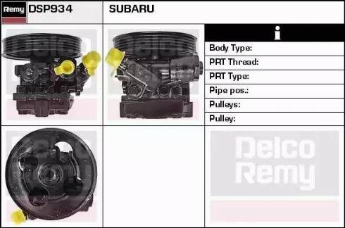 Remy DSP934 - Гідравлічний насос, рульове управління, ГУР avtolavka.club