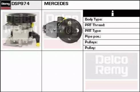 Remy DSP974 - Гідравлічний насос, рульове управління, ГУР avtolavka.club