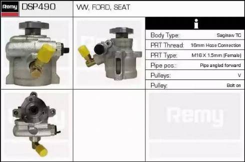 Remy DSP490 - Гідравлічний насос, рульове управління, ГУР avtolavka.club