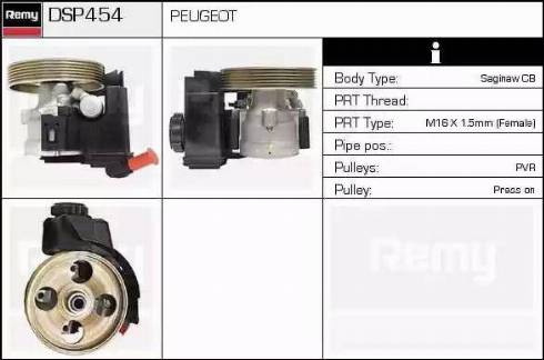 Remy DSP454 - Гідравлічний насос, рульове управління, ГУР avtolavka.club