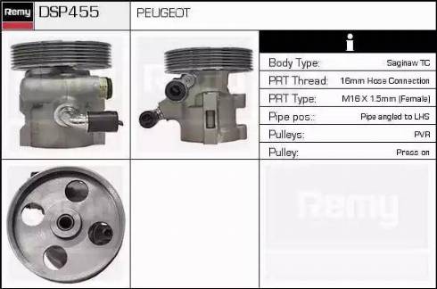 Remy DSP455 - Гідравлічний насос, рульове управління, ГУР avtolavka.club