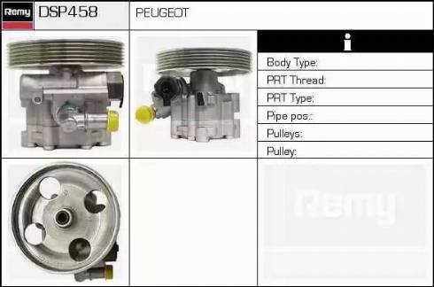 Remy DSP458 - Гідравлічний насос, рульове управління, ГУР avtolavka.club