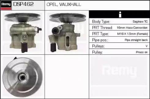 Remy DSP462 - Гідравлічний насос, рульове управління, ГУР avtolavka.club