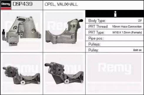 Remy DSP439 - Гідравлічний насос, рульове управління, ГУР avtolavka.club