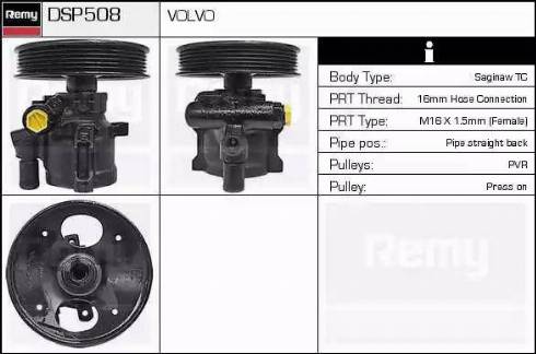 Remy DSP508 - Гідравлічний насос, рульове управління, ГУР avtolavka.club