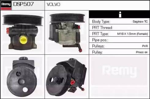 Remy DSP507 - Гідравлічний насос, рульове управління, ГУР avtolavka.club