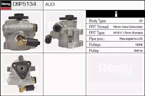 Remy DSP5134 - Гідравлічний насос, рульове управління, ГУР avtolavka.club