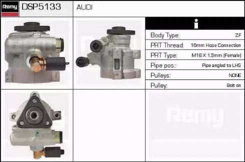 Remy DSP5133 - Гідравлічний насос, рульове управління, ГУР avtolavka.club