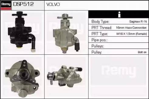 Remy DSP512 - Гідравлічний насос, рульове управління, ГУР avtolavka.club