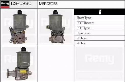 Remy DSP0280 - Гідравлічний насос, рульове управління, ГУР avtolavka.club