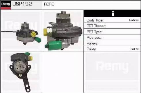 Remy DSP192 - Гідравлічний насос, рульове управління, ГУР avtolavka.club