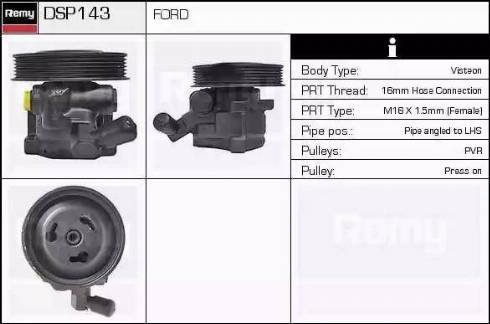 Remy DSP143 - Гідравлічний насос, рульове управління, ГУР avtolavka.club