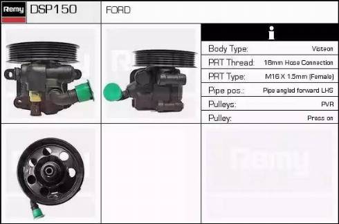 Remy DSP150 - Гідравлічний насос, рульове управління, ГУР avtolavka.club