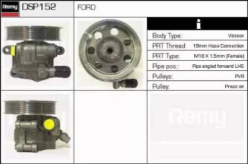 Remy DSP152 - Гідравлічний насос, рульове управління, ГУР avtolavka.club