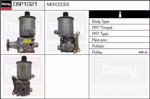 Remy DSP1021 - Гідравлічний насос, рульове управління, ГУР avtolavka.club