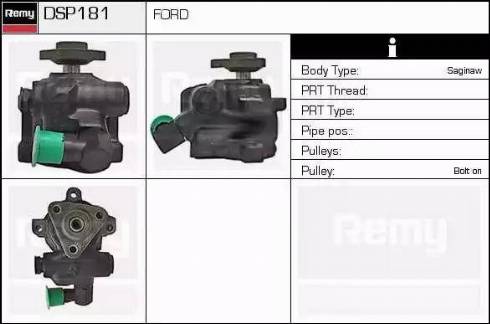 Remy DSP181 - Гідравлічний насос, рульове управління, ГУР avtolavka.club