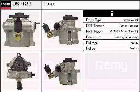 Remy DSP123 - Гідравлічний насос, рульове управління, ГУР avtolavka.club