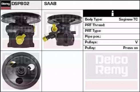 Remy DSP802 - Гідравлічний насос, рульове управління, ГУР avtolavka.club