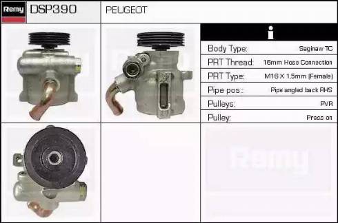 Remy DSP390 - Гідравлічний насос, рульове управління, ГУР avtolavka.club