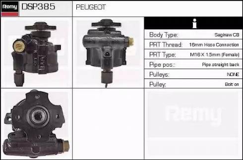 Remy DSP385 - Гідравлічний насос, рульове управління, ГУР avtolavka.club